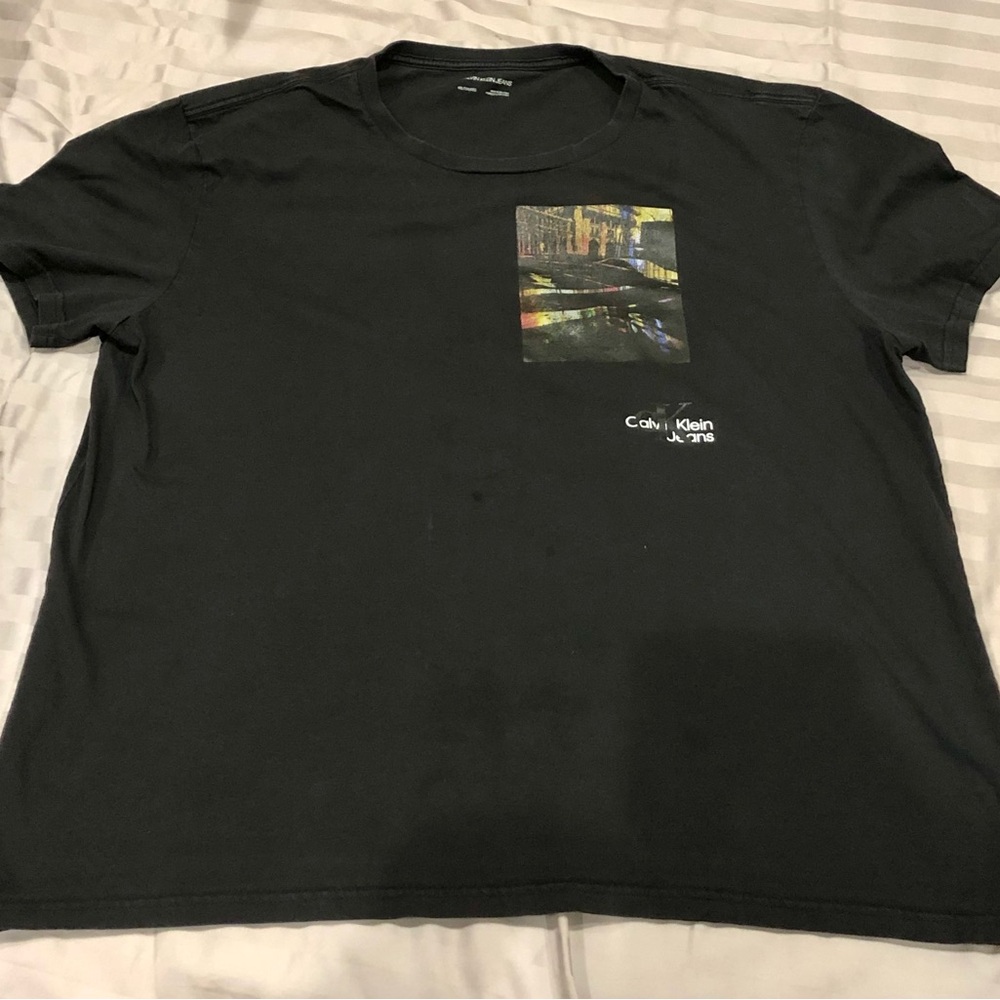 Calvin Klein Jeans- Black short sleeve T-shirt size XXL